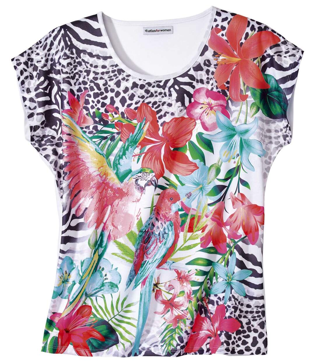 Tee-Shirt Fleurs Exotiques