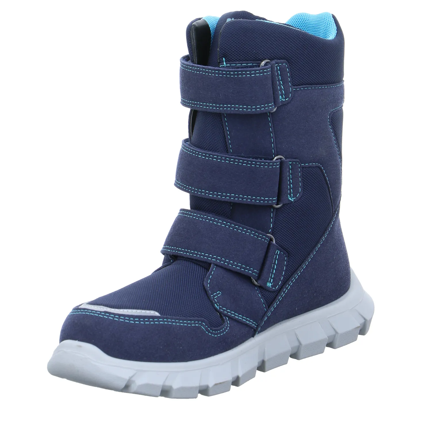 RICHTER Kleinkinder-Snowboot  Membran Blau Textil  Winterstiefel Unisex