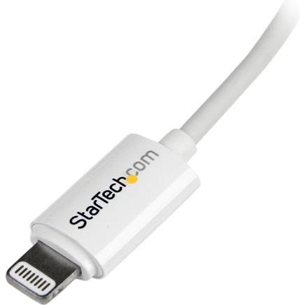 StarTech.com Câble Apple Lightning vers USB pour iPhone, iPod, iPad - 2 m Blanc