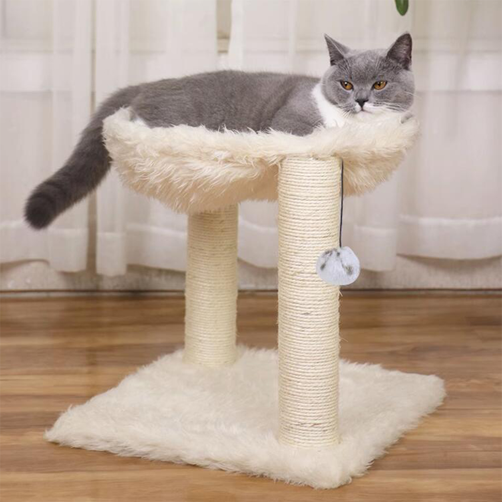 Arranhador para gatos: uma árvore para arranhar, relaxar e dormir.