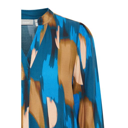 Fransa Langærmet Bluse, Princess Blue, S