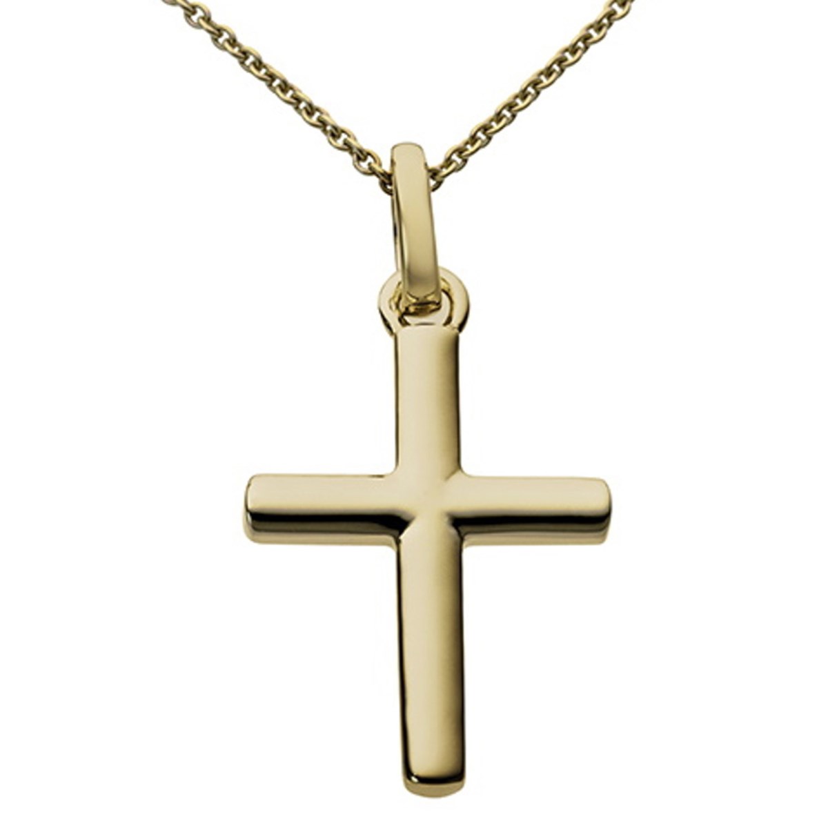 Pendentif croix Brillaxis or jaune 18 carats