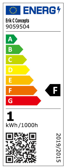 LED-pære Stripes klar 1,4 W E27