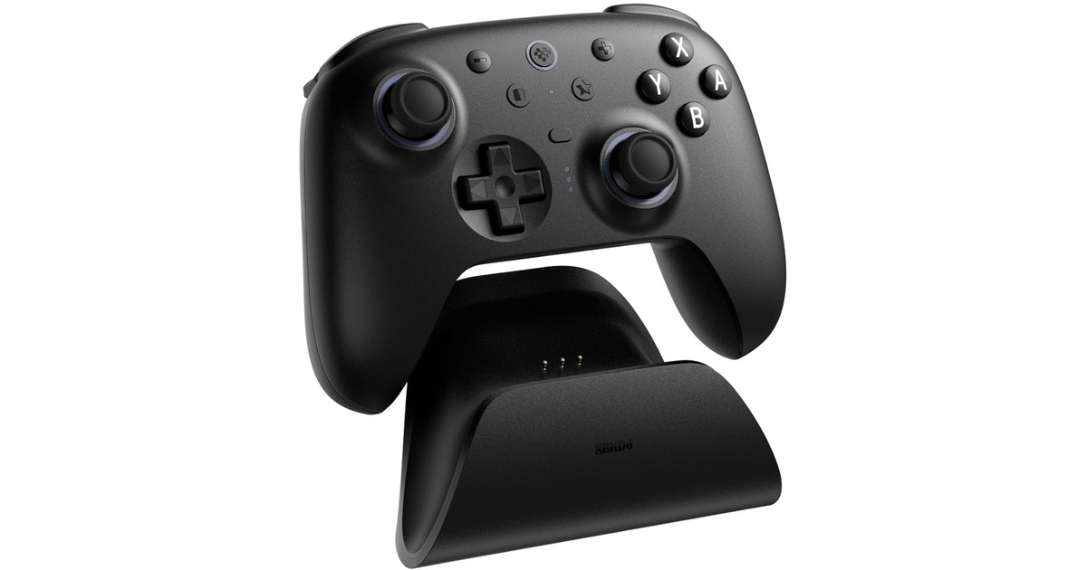 8BitDoUltimate 2 Bluetooth Controller  (Zwart, Pc, Switch 2, Bluetooth / USB-C / 2.4 GHz)