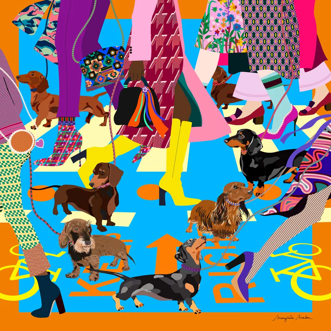 Mode Dackelhunde von MARYLENE MADOU