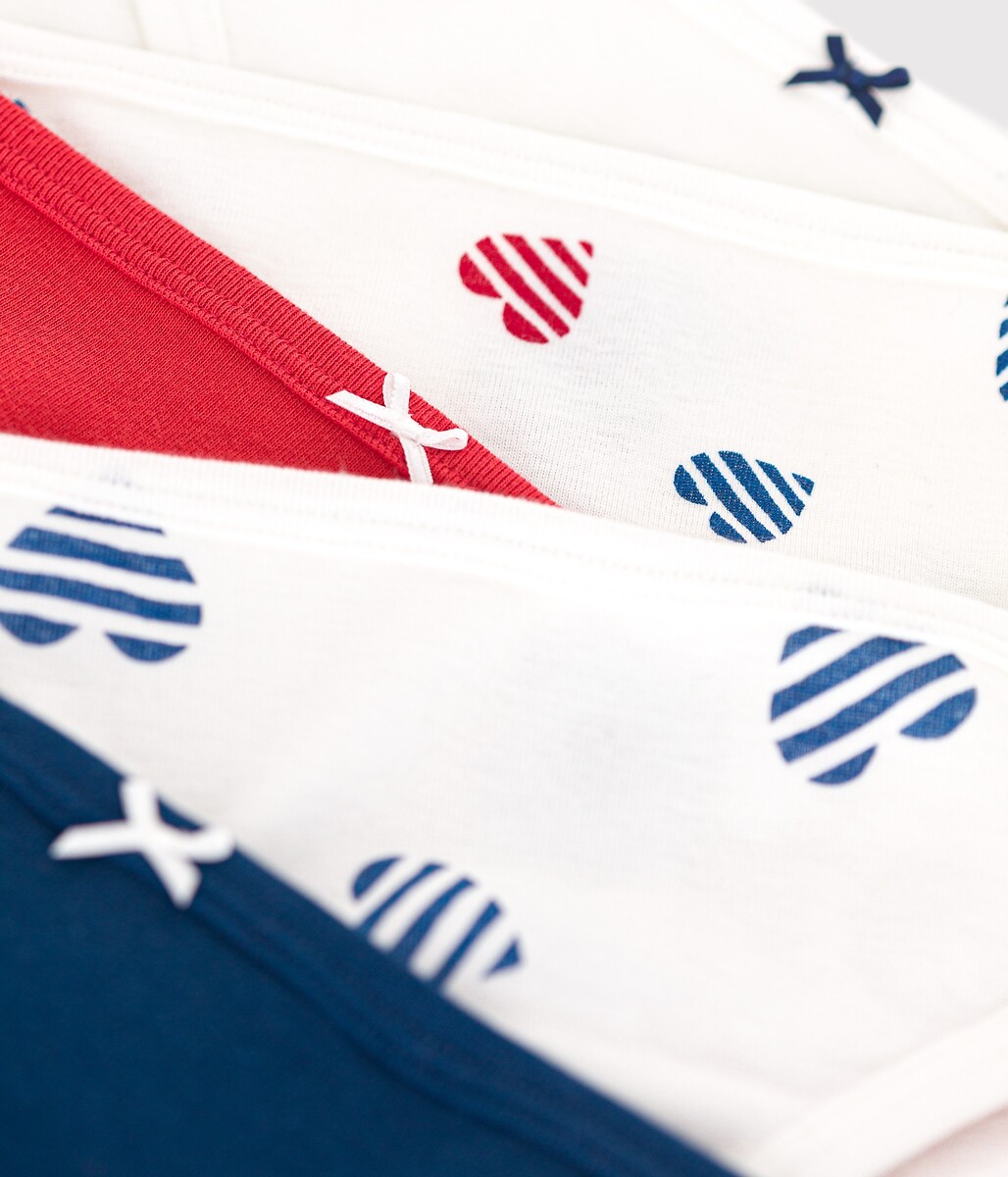 PETIT BATEAU<br>Conjunto de 5 cuecas de algodão