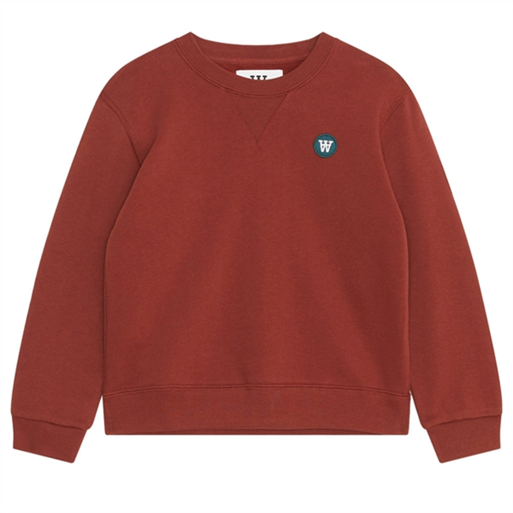 Autumn Red Rod Sweatshirt - Wood Wood → Luksusbaby.dk