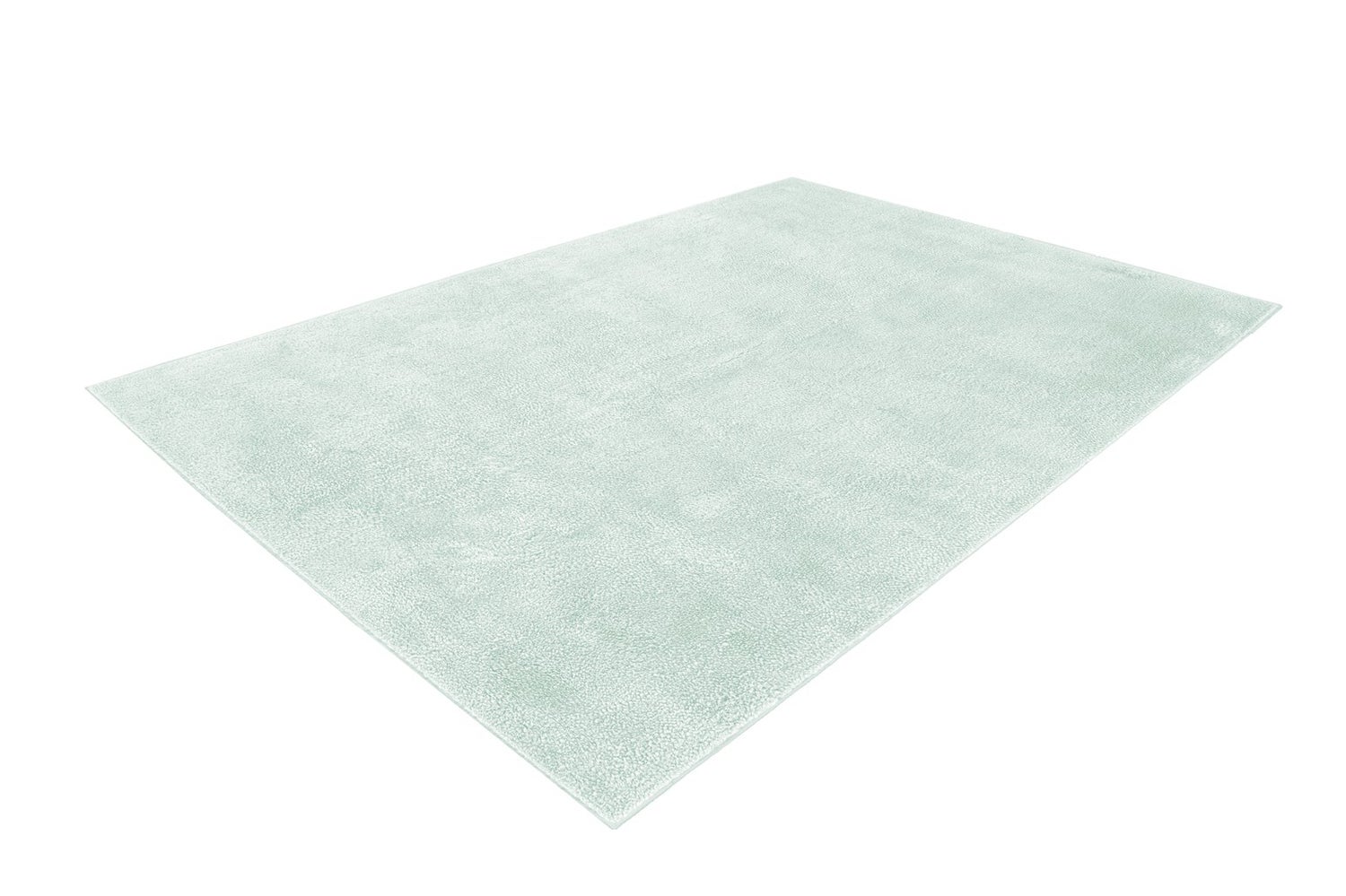 Hoogpolig tapijt Royalty, pastelblauw, 35 mm, effen, handgetuft, 160 x 230 cm