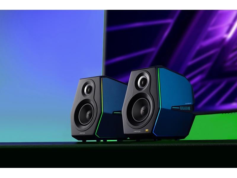 Edifier PC-Lautsprecher G5000 PC-Gaming-Lautsprecher mit RGB-Beleuchtung