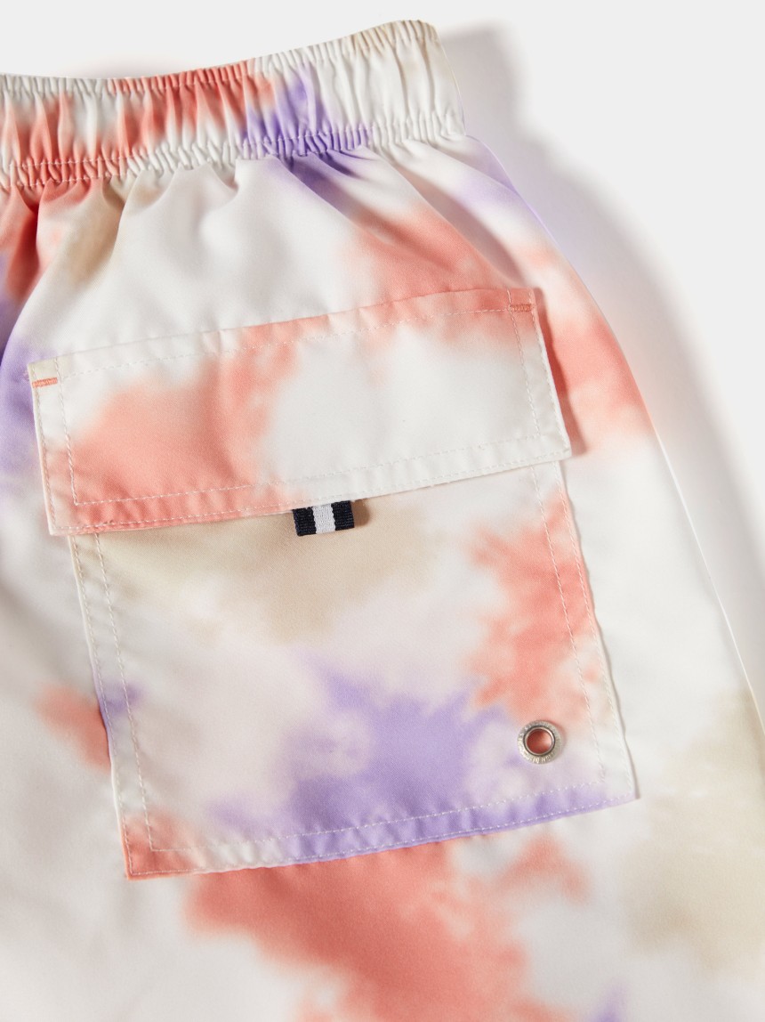 Calções de banho tie dye