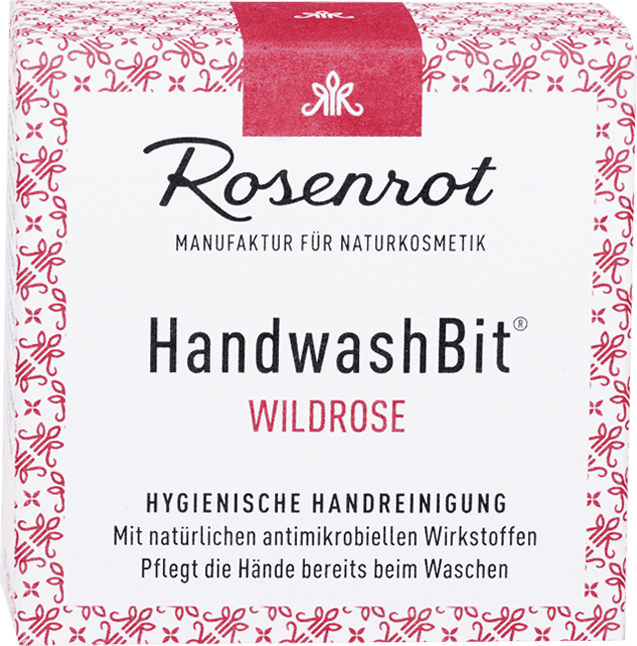 Rosenrot  HandwashBit® Handreinigung Wildrose, 55 g