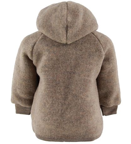 Engel Cardigan - Wolle - Walnuss Meliert