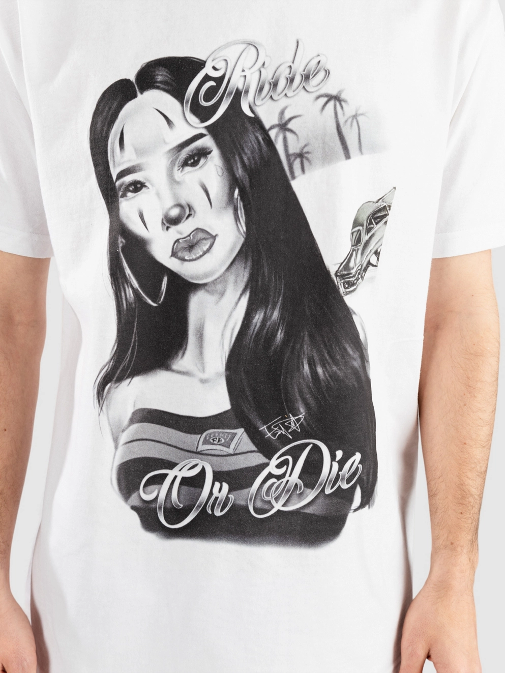 FB County Ride Or Die T-Shirt white