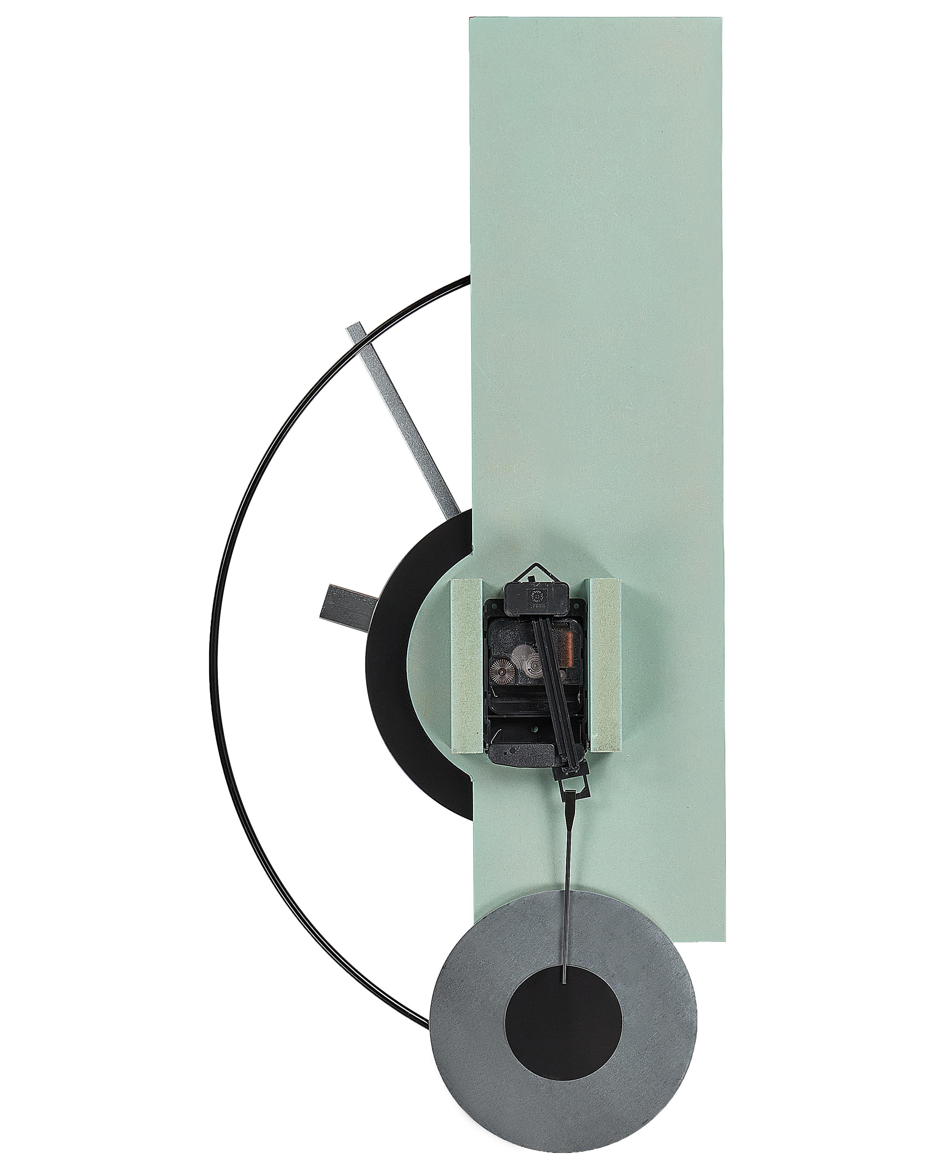 Wandklok CEVINS 31 cm Metaal Lichtgroen