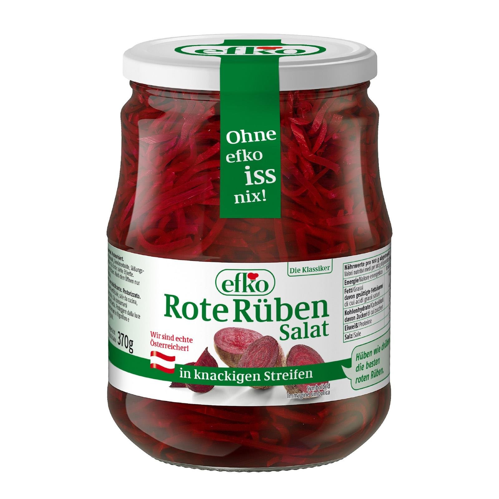 efko Rote Rüben Salat in Streifen