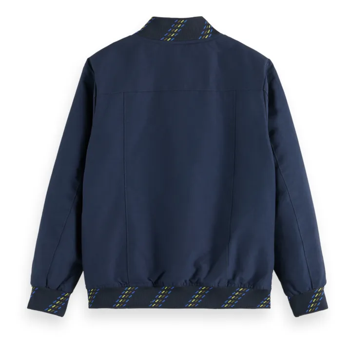 Scotch & Soda Veste Logo | Bleu nuit