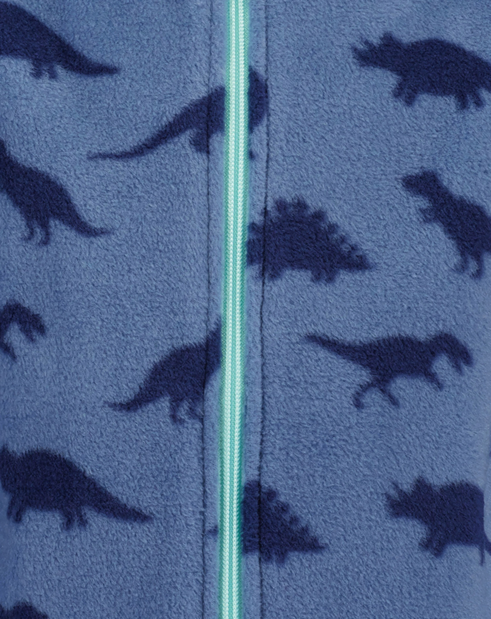 Fleecejacke DINO AOP in jeansblau