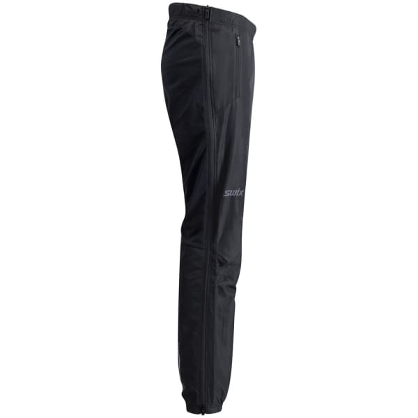 Pantalon ski de fond SWIX INFINITY HYBRID WIND FULL ZIP PANTS BLACK