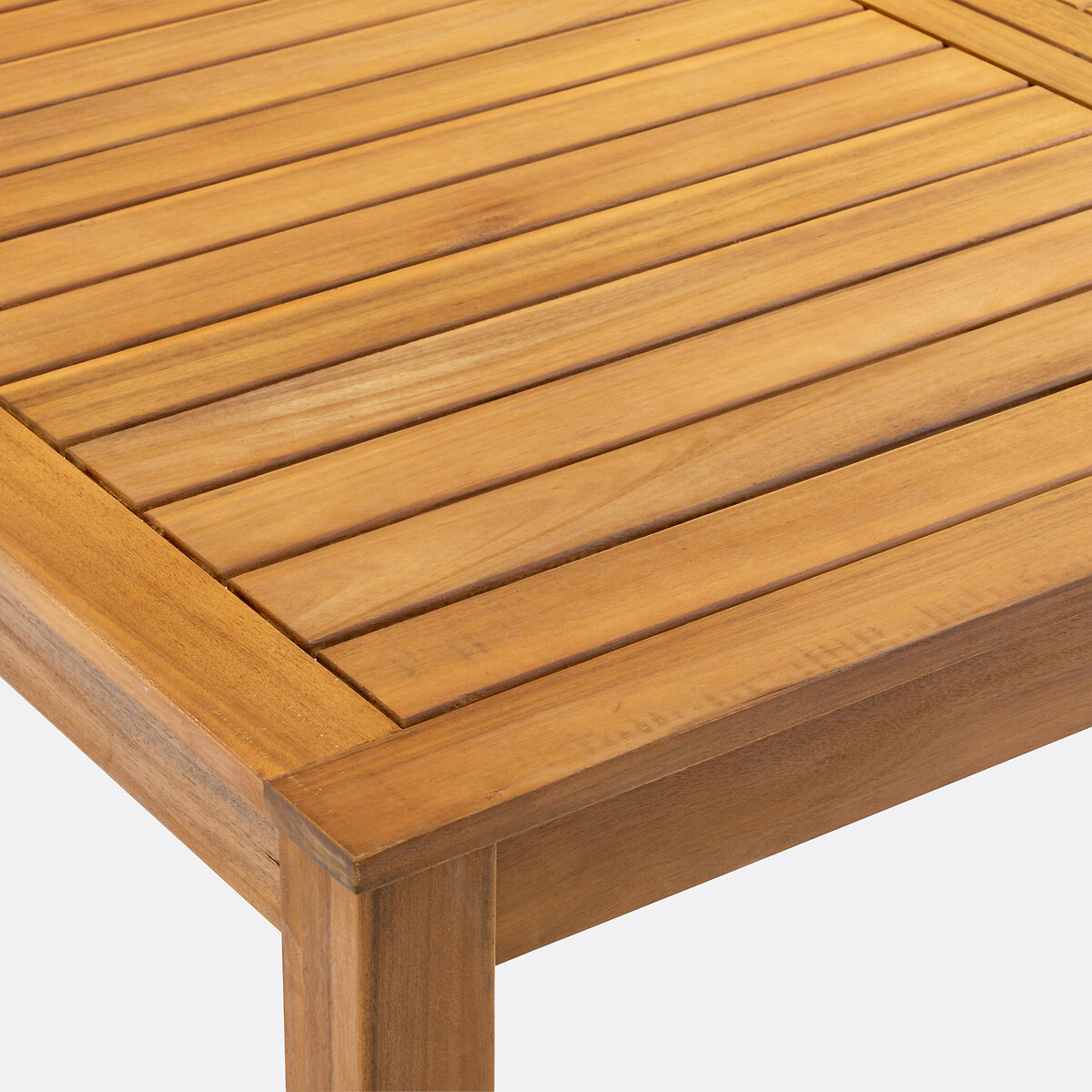LA REDOUTE INTERIEURS<br>Mesa quadrada para jardim em acácia, Ciara