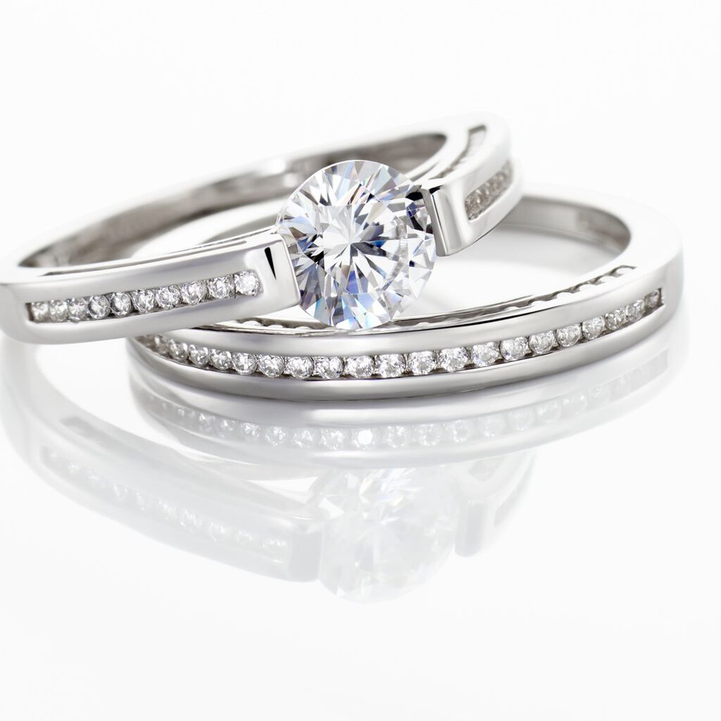 Bague Malou Argent Blanc Oxyde De Zirconium