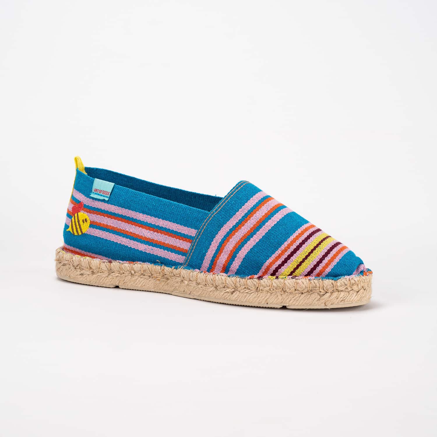 STRIPE - Espadrilles rayées | Bleu