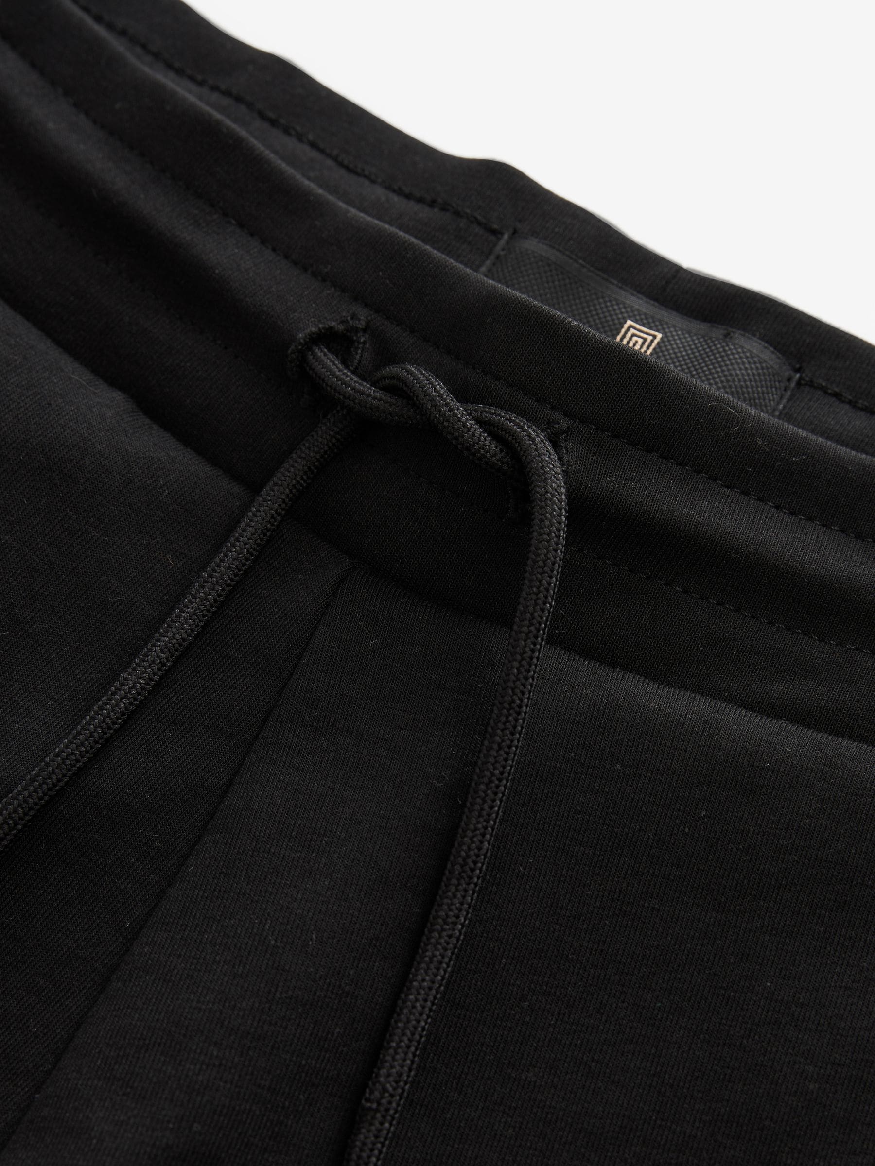 Zwart - Jersey shorts met ritszakje