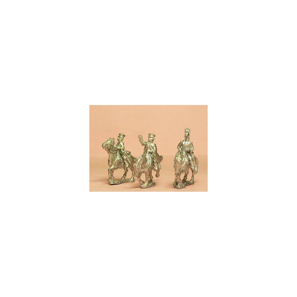 Prussian 1814-15: Command: Mounted Blucher & two Staff Officers
