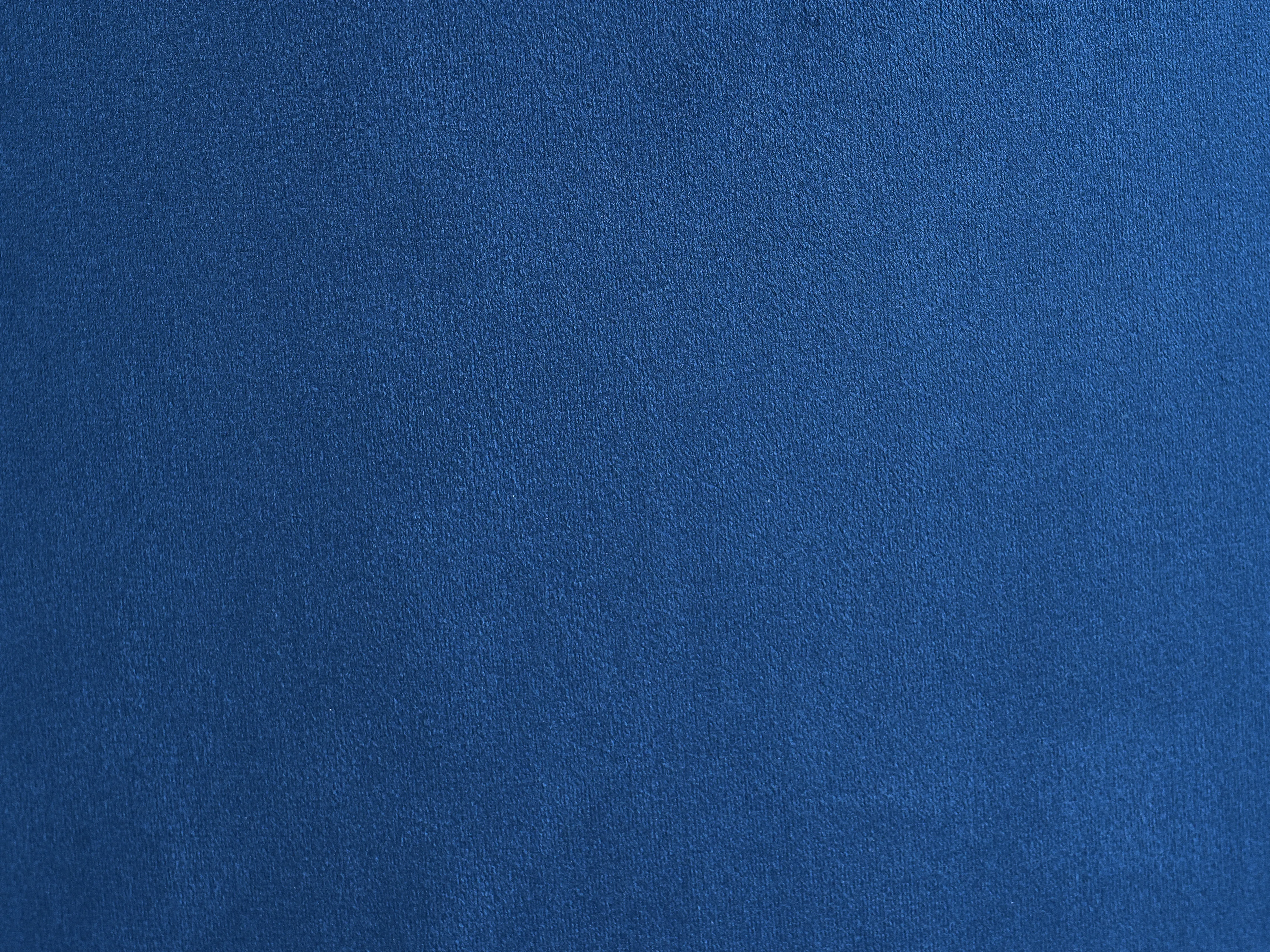 Poef LOVETT Fluweel Donkerblauw