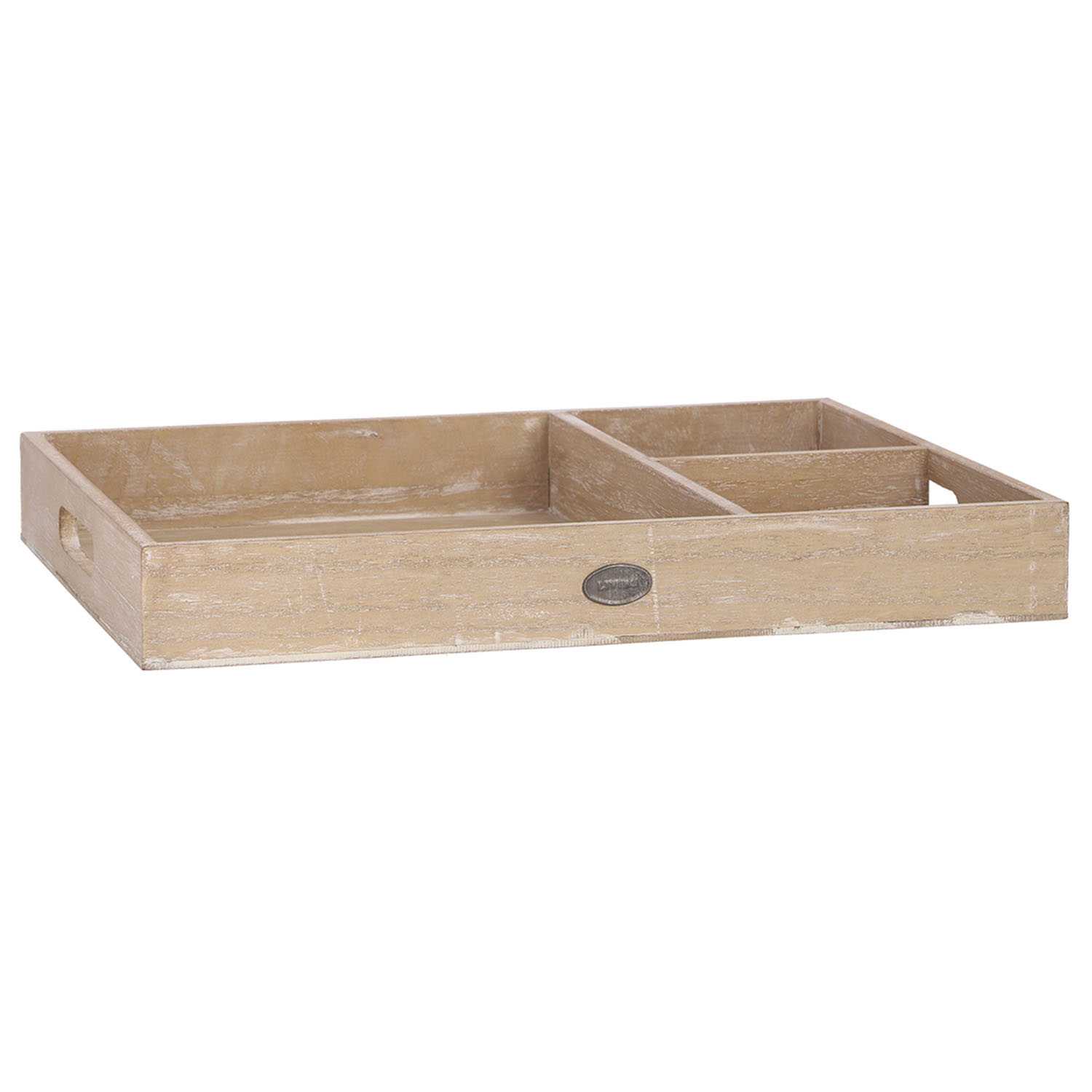 Deko-Holztablett Holz 40 x 30 cm