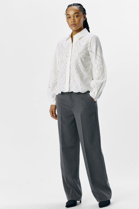 Object witte dames blouse