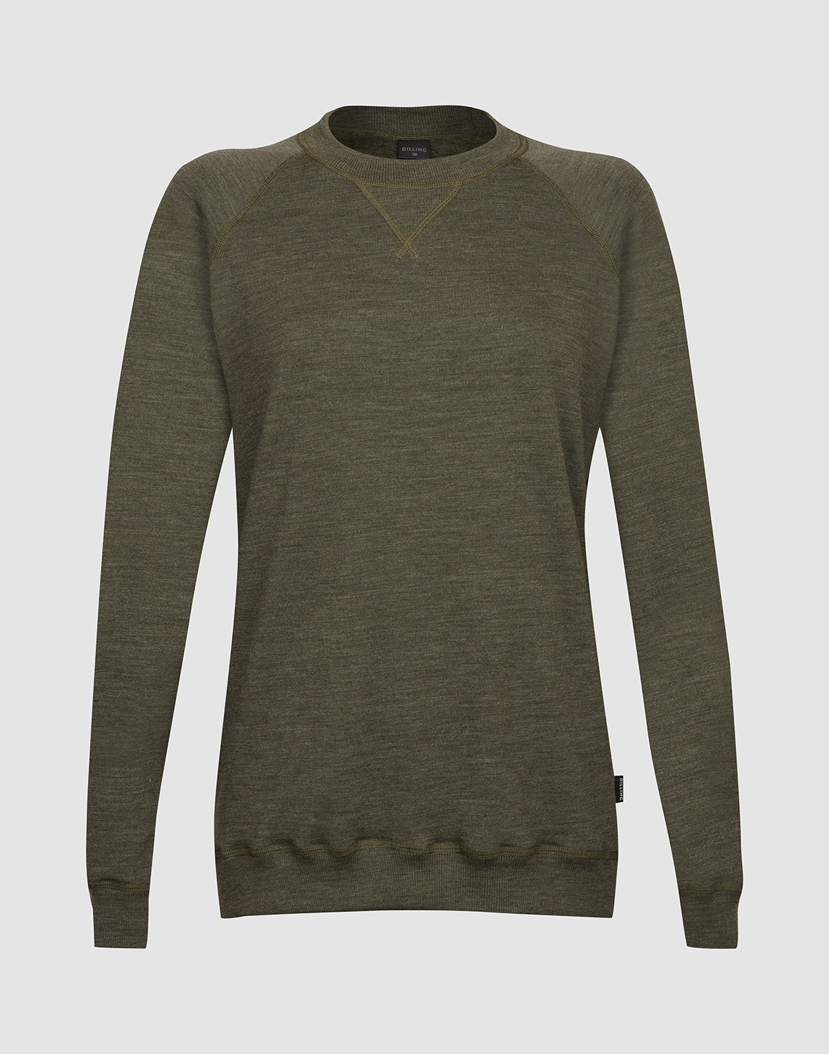 Sweater van merinowollen terry voor dames - Gratis Verz