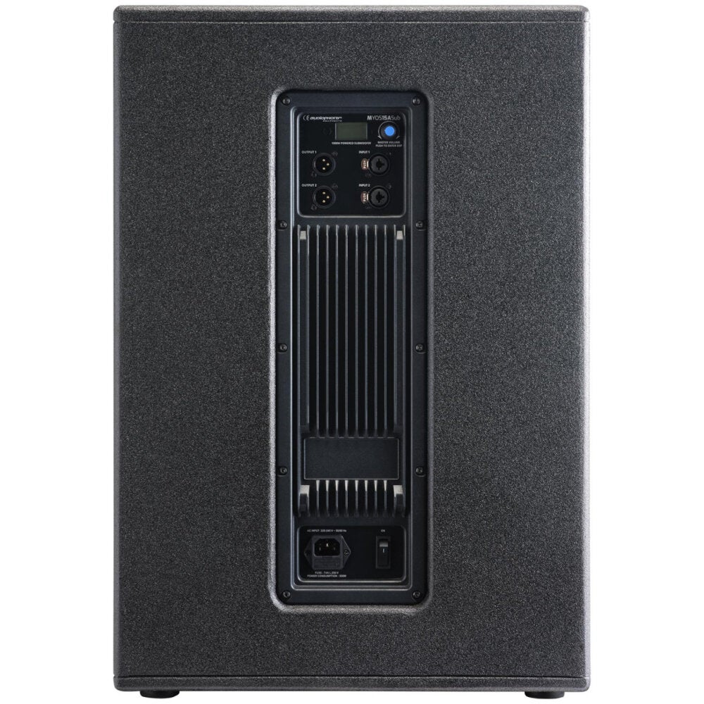 Audiophony Myos15ASub actieve 15 inch subwoofer 1000W