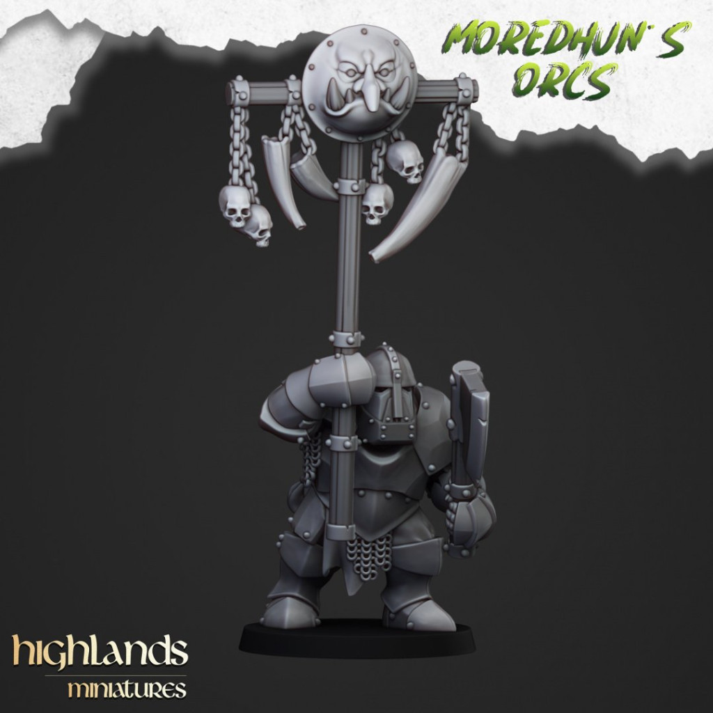Highlands Miniatures - Moredhun's Orcs - Orcs Noirs du Moredhun