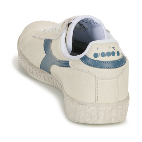 Diadora - GAME LOW  WAXED - Blanc / Bleu