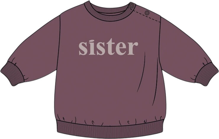 The New TNSMolly Sweatshirt Crushed berry