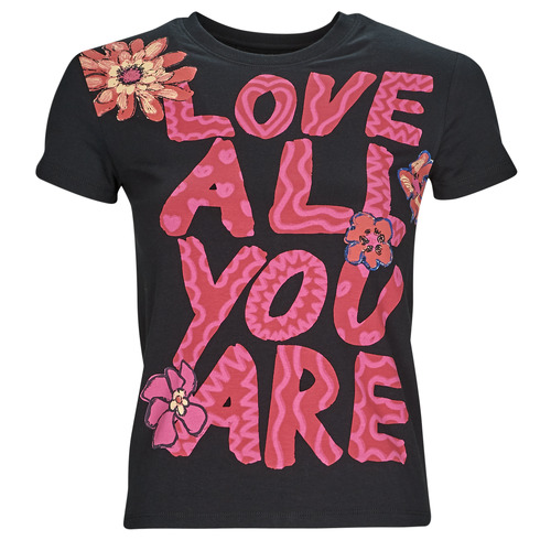 Desigual - TS_LOVE ALL YOU ARE - Noir / Multicolore