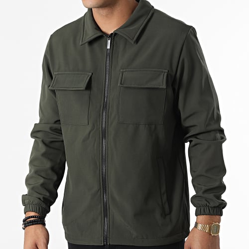 Veste Zippée E368 Vert Kaki