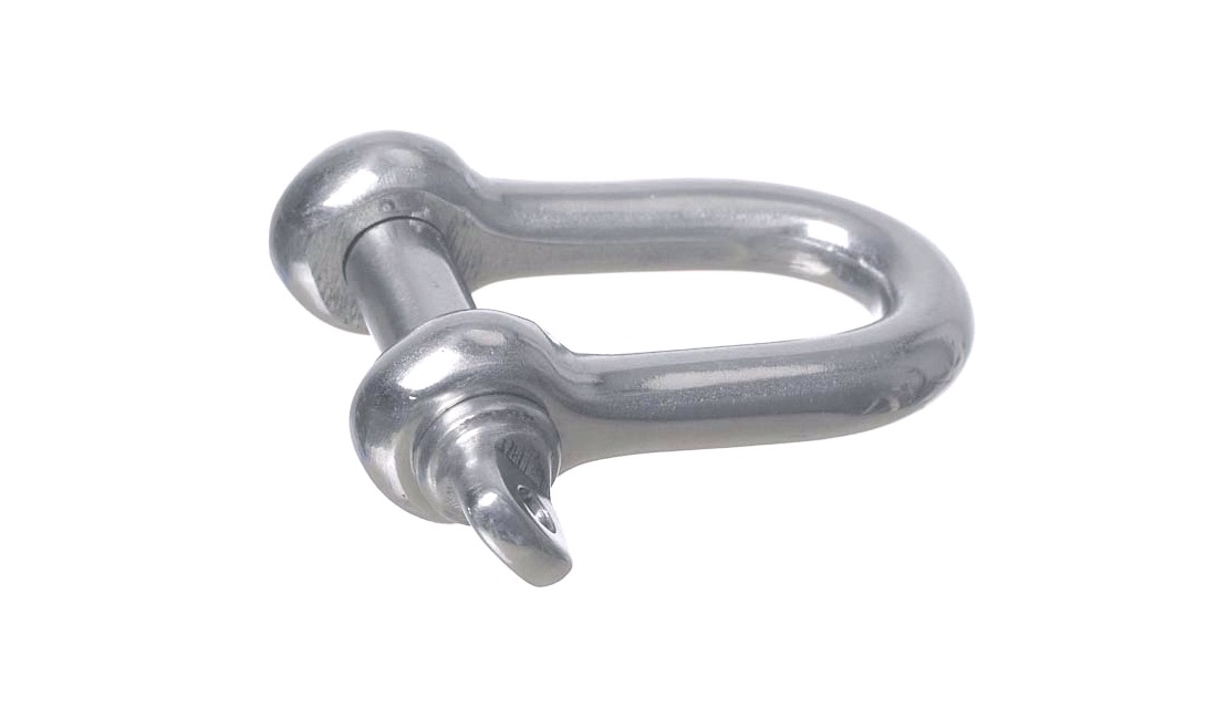 Sjækel m/vingeskrue rustfri stål, 6mm
