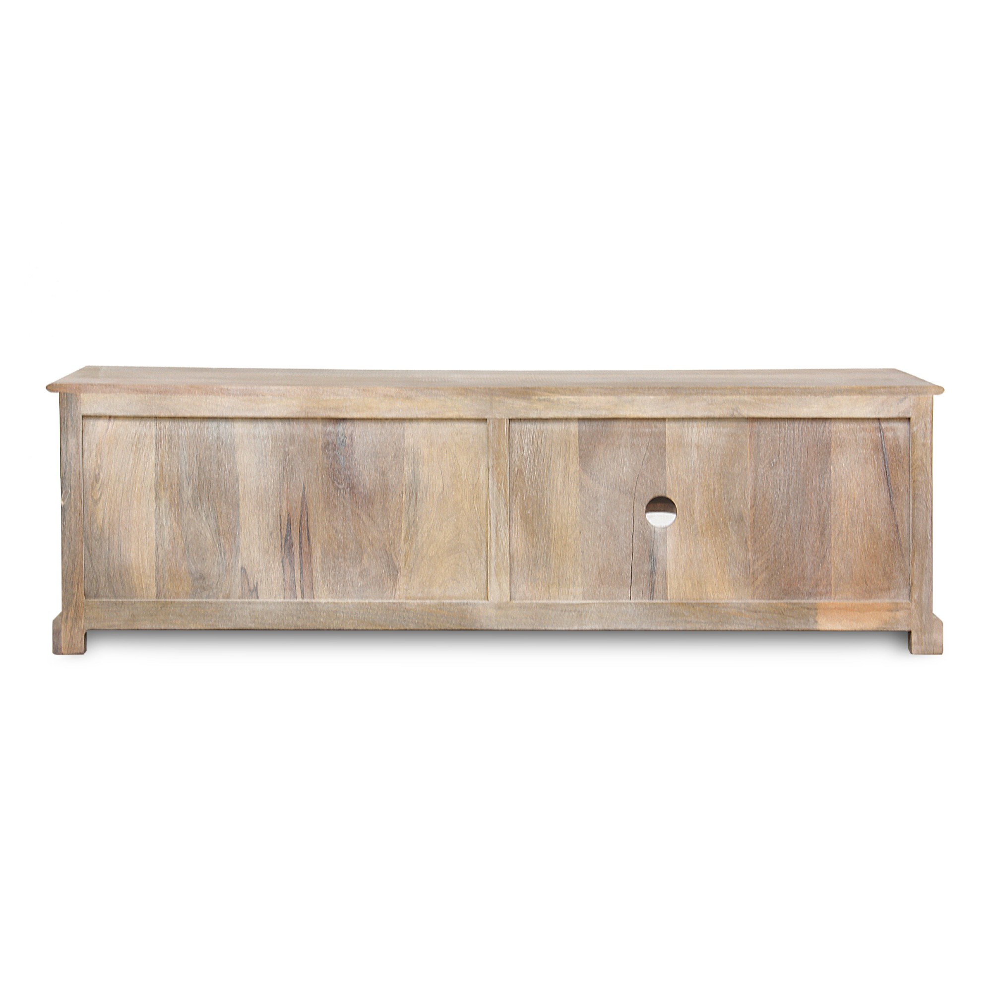 TV-Board 'Germois', natur, weiß gekälkt, B 150 cm, H 45 cm, T 40 cm von fischer's lagerhaus