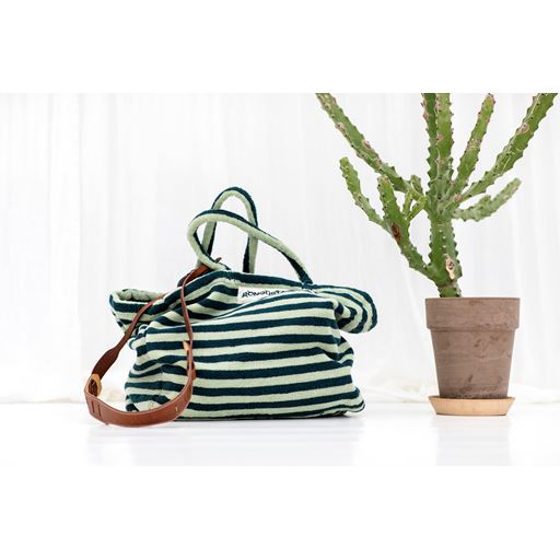 Bongusta Naram Weekendtaske, Sea Foam & Deep Teal