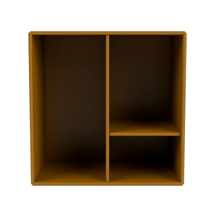 Montana - Mini Regalmodul mit Fachböden, amber