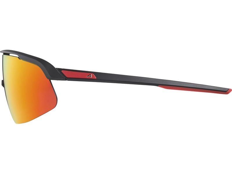 alpina Sportbrille Turbo Pro Youth - Schwarz matt Velobrille Cat.3