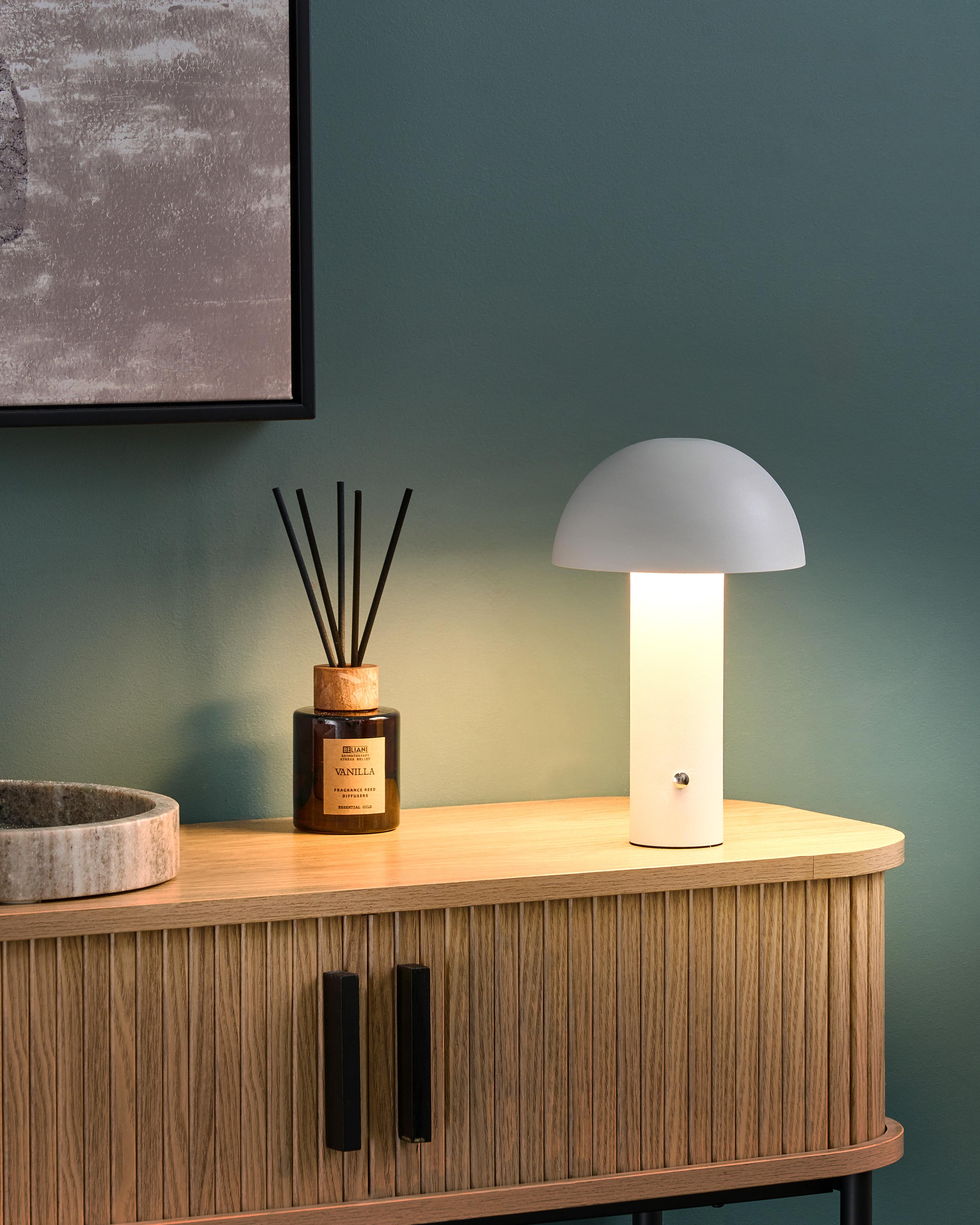 LED draadloze tafellamp BOJO met dimmer Metaal Wit