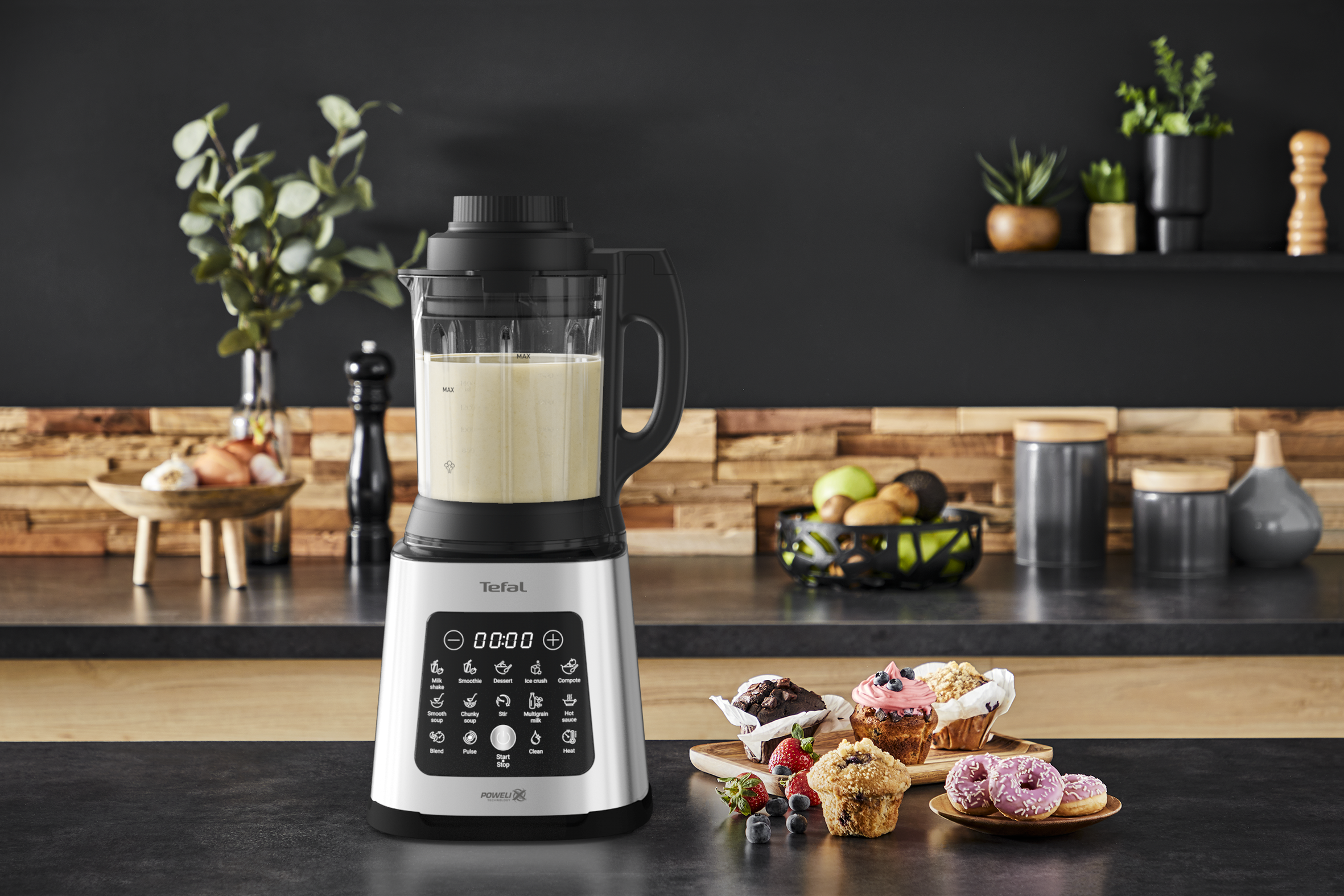 Perfectmix Cook BL83SD High speed blender incl. stoommandje - 10 programma's - 1400 W - 1,75 L