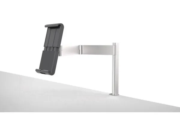 Durable Tablet Holder TABLE CLAMP metallic silver