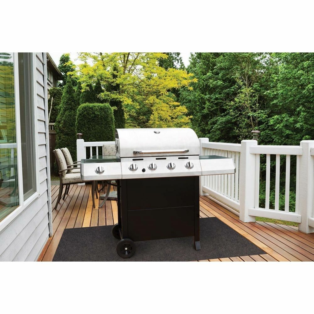 Tapis de protection barbecue en caoutchouc recyclé 150x90 cm