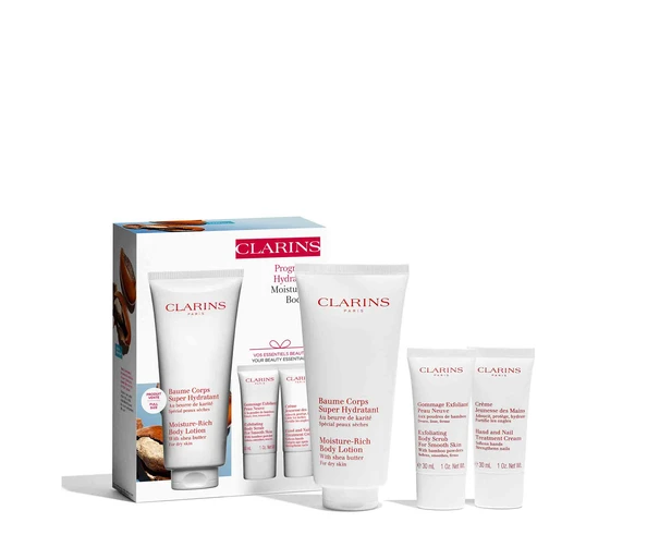 Clarins Baume Corps Super Hydratant Pflegeset