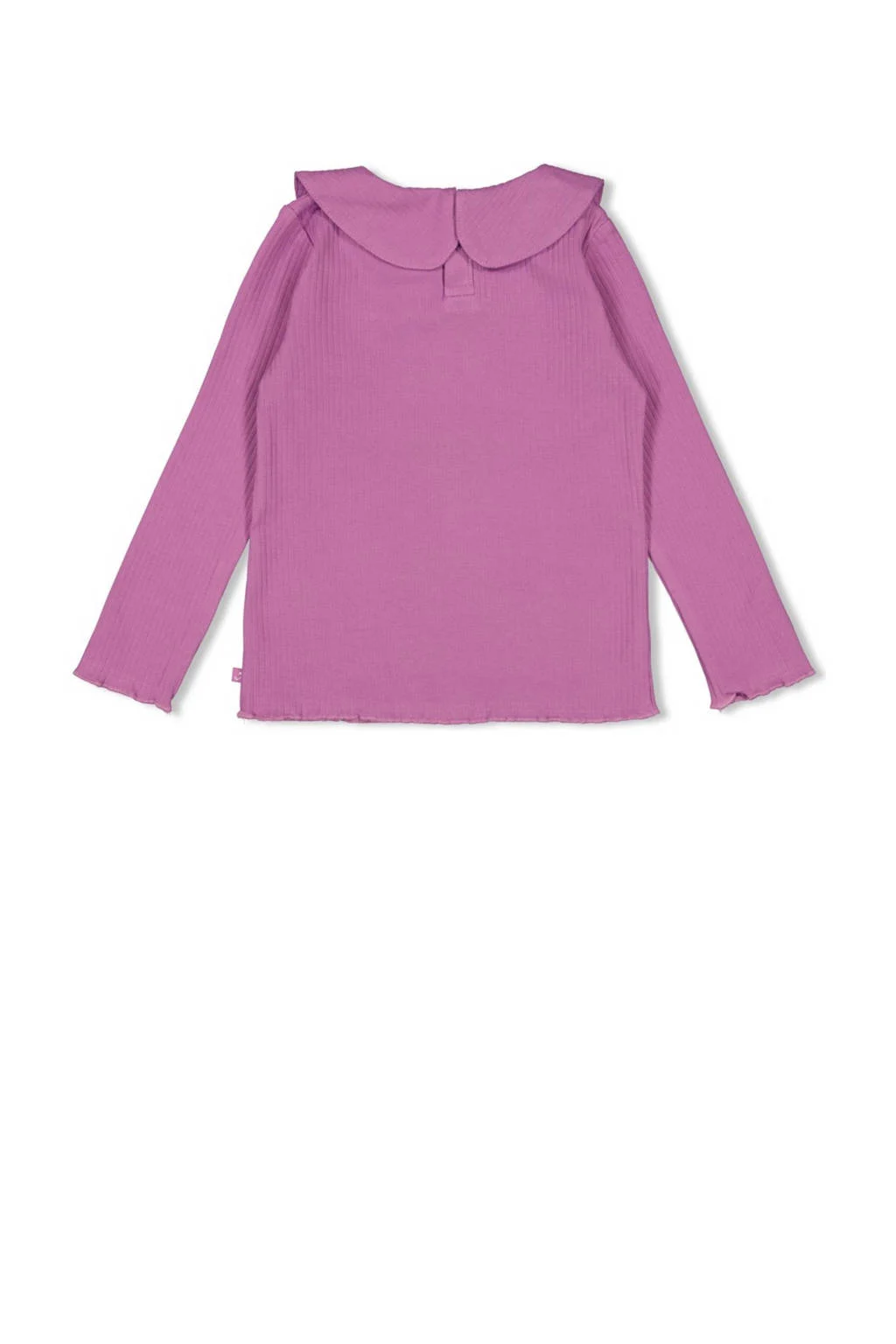 Jubel longsleeve violet rib gebreid