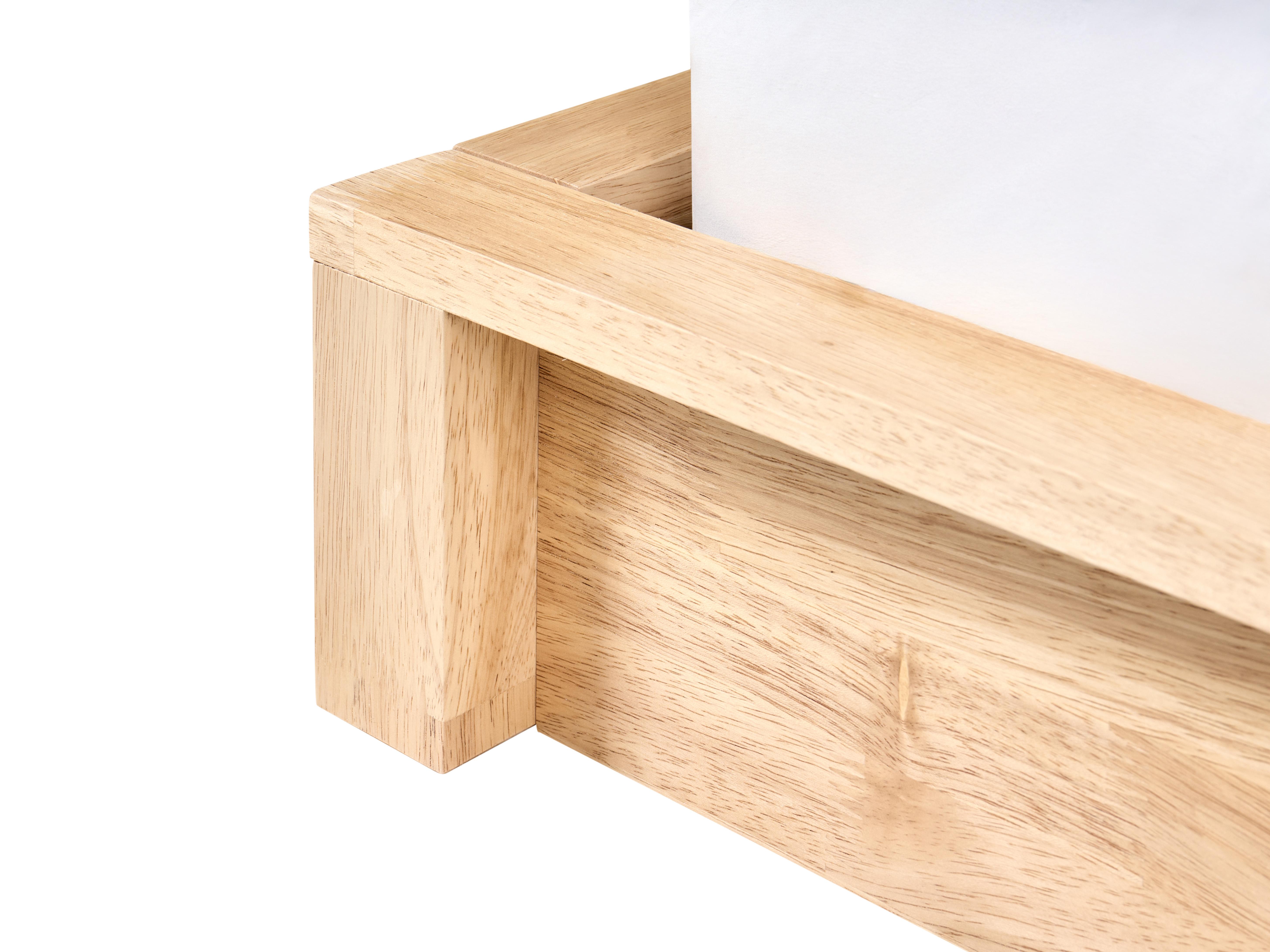 Bed zonder hoofdbord Hout ANTRAS 180 x 200 cm Lichtbruin