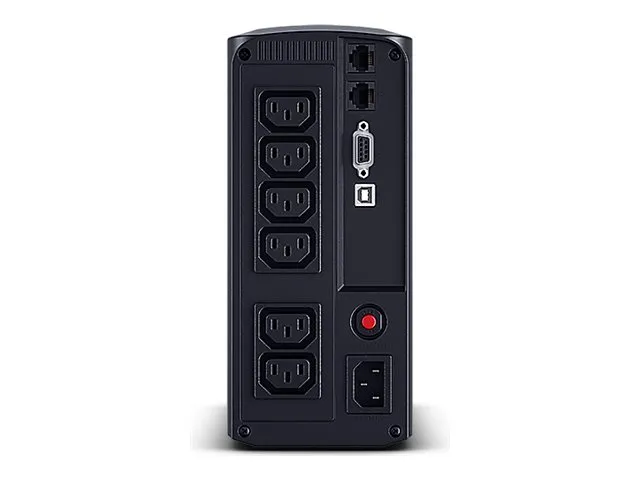 CyberPower Value Pro VP700EILCD - UPS - AC 230 V - 390 Watt - 700 VA - 1-faset - RS-232, USB - output-stikforbindelser: 6 - sort